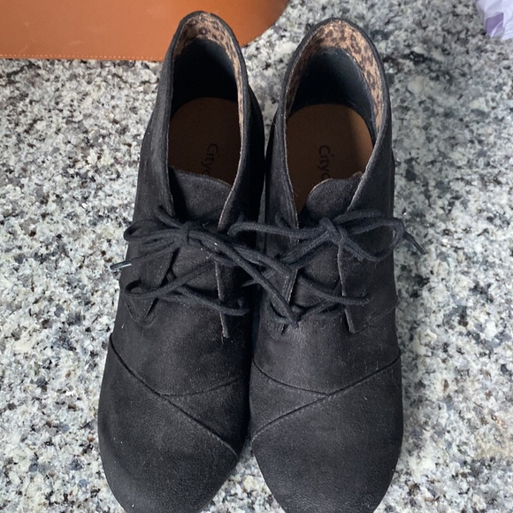 Black wedge shoes - Picture 2 of 4